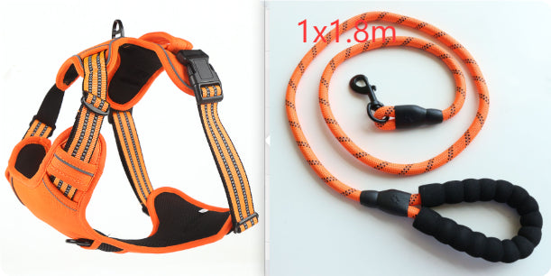 Dog Harness No Pull Breathable Reflective Pet Harness Vest