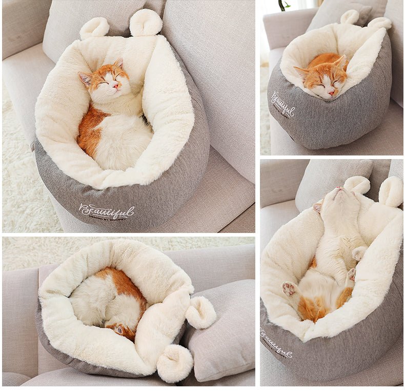 Cozy Warming Pet Sleeping Bag & Kennel Cushion - BelovedPets