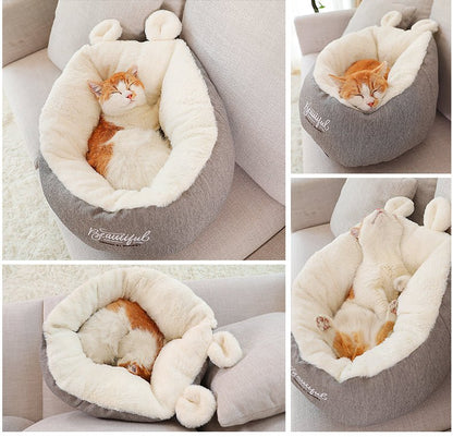 Cozy Warming Pet Sleeping Bag & Kennel Cushion - BelovedPets