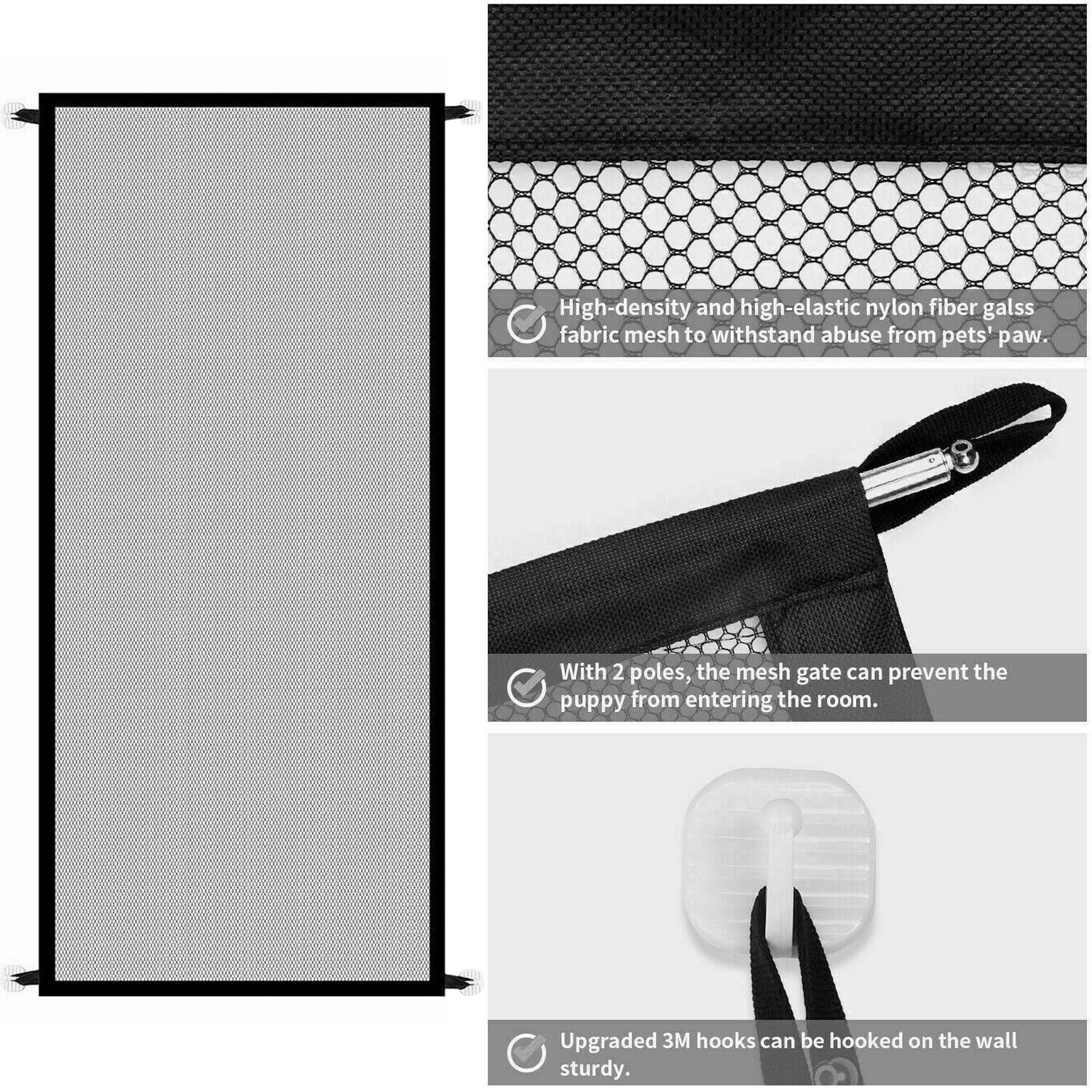 Portable Magic Pet Safety Gate & Mesh Fence - BelovedPets