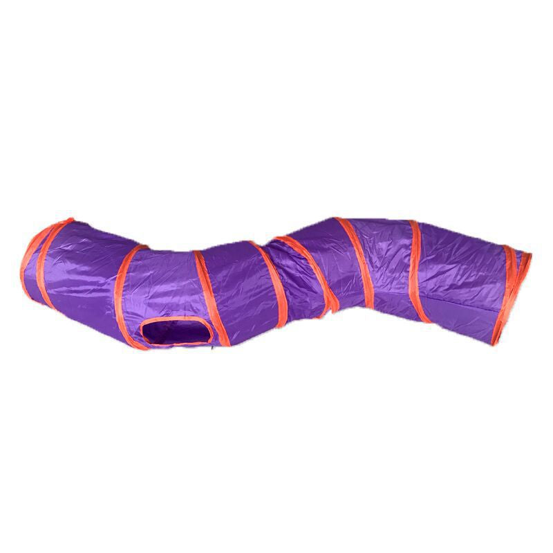 Cat Toy S-Shaped Cat Tunnel Foldable Cat Tunnel