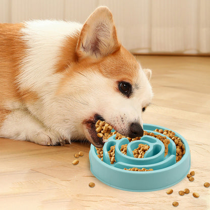 Slow Feeder Dog Bowls Silicone Dog Puzzle Feeder Bowl for Healthy Eating Puppy Slow Feeder Bowl Anti-Choking Dog Slow Feeder Bowls