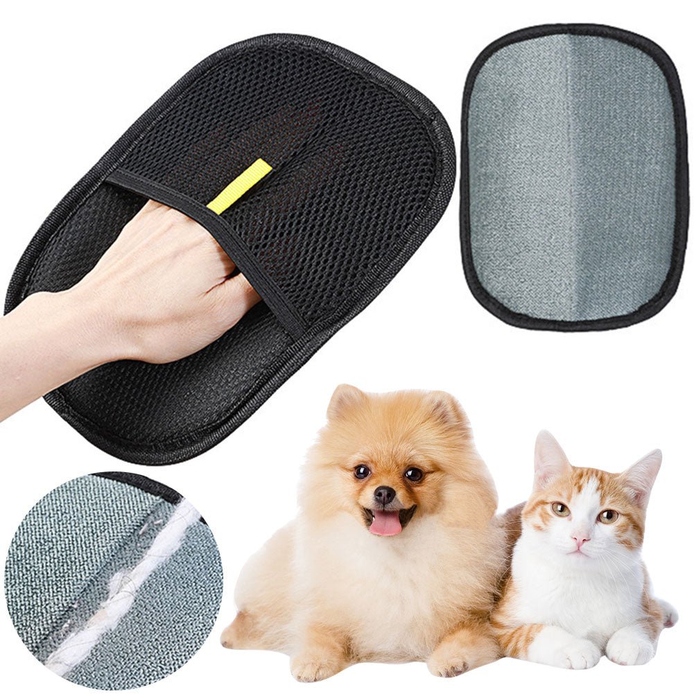 Dual-Sided Pet Grooming & Hair Removal Glove - BelovedPets