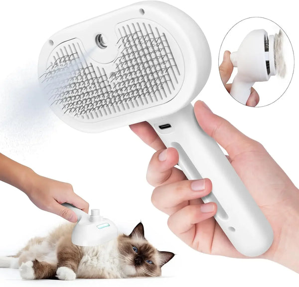 Electric Steamy Pet Brush & Massager