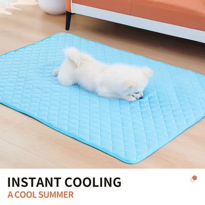 Dog Pillow Pet Summer Cooling Mat and Sleeping Pad Waterproof Pet Cooling Mat for Cat Dog Keep Cooling Supplies Self Cooling Mat