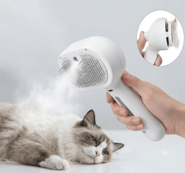Electric Steamy Pet Brush & Massager - BelovedPets