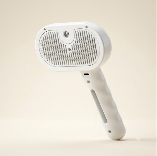 Electric Steam Pet Brush and Massager