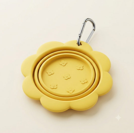 Collapsible Dog Travel Bowl BPA Free with Carabiner