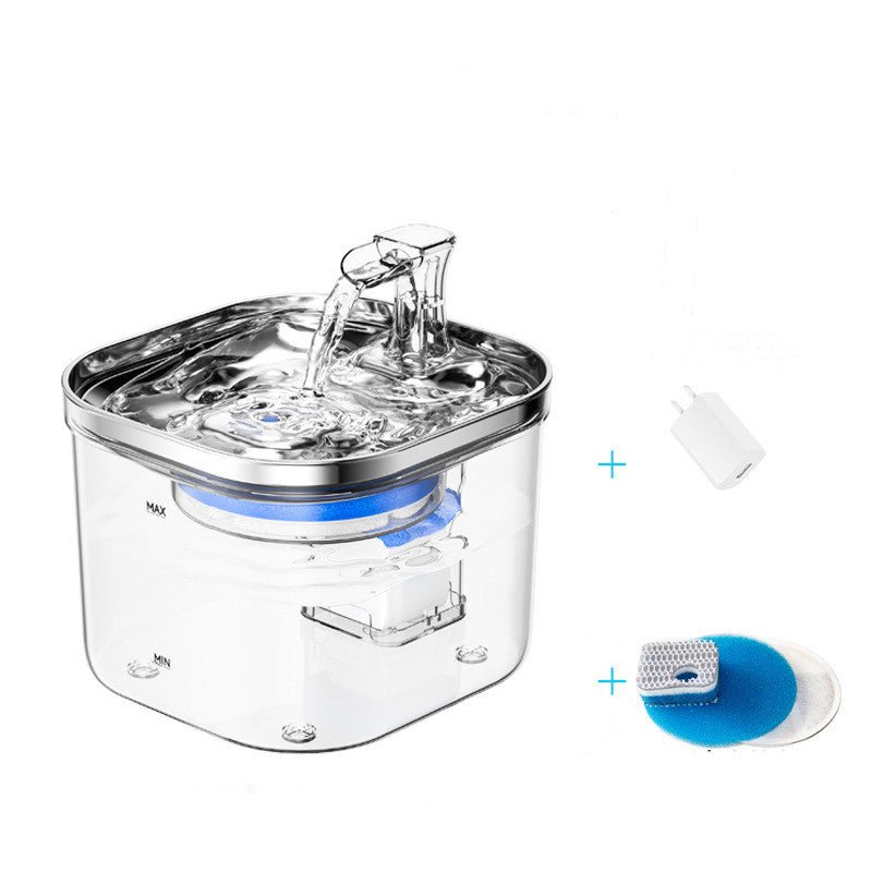 Stainless Steel Automatic Pet Water Fountain - BelovedPets