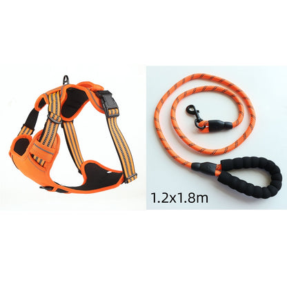 Dog Harness No Pull Breathable Reflective Pet Harness Vest